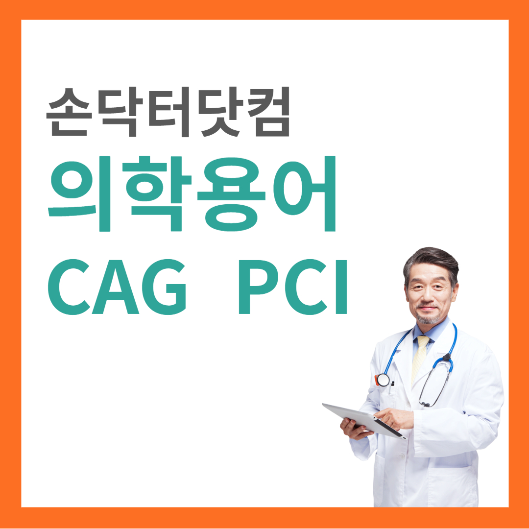 의학용어 CAG 의학용어 PCI
